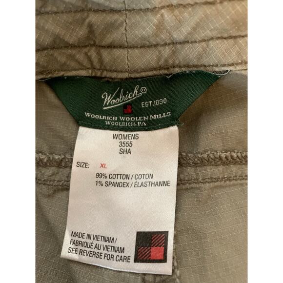Woolrich shorts green size XL women's - Picture 2 of 7